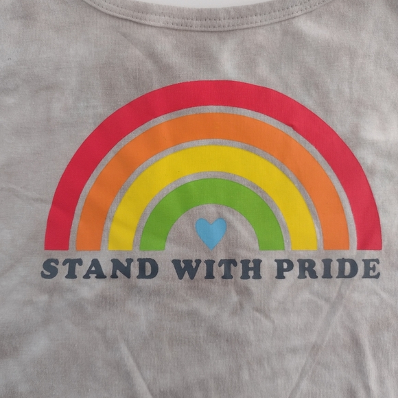 NWT, Pride Tank Top Grey Woman's Size M - Picture 2 of 3